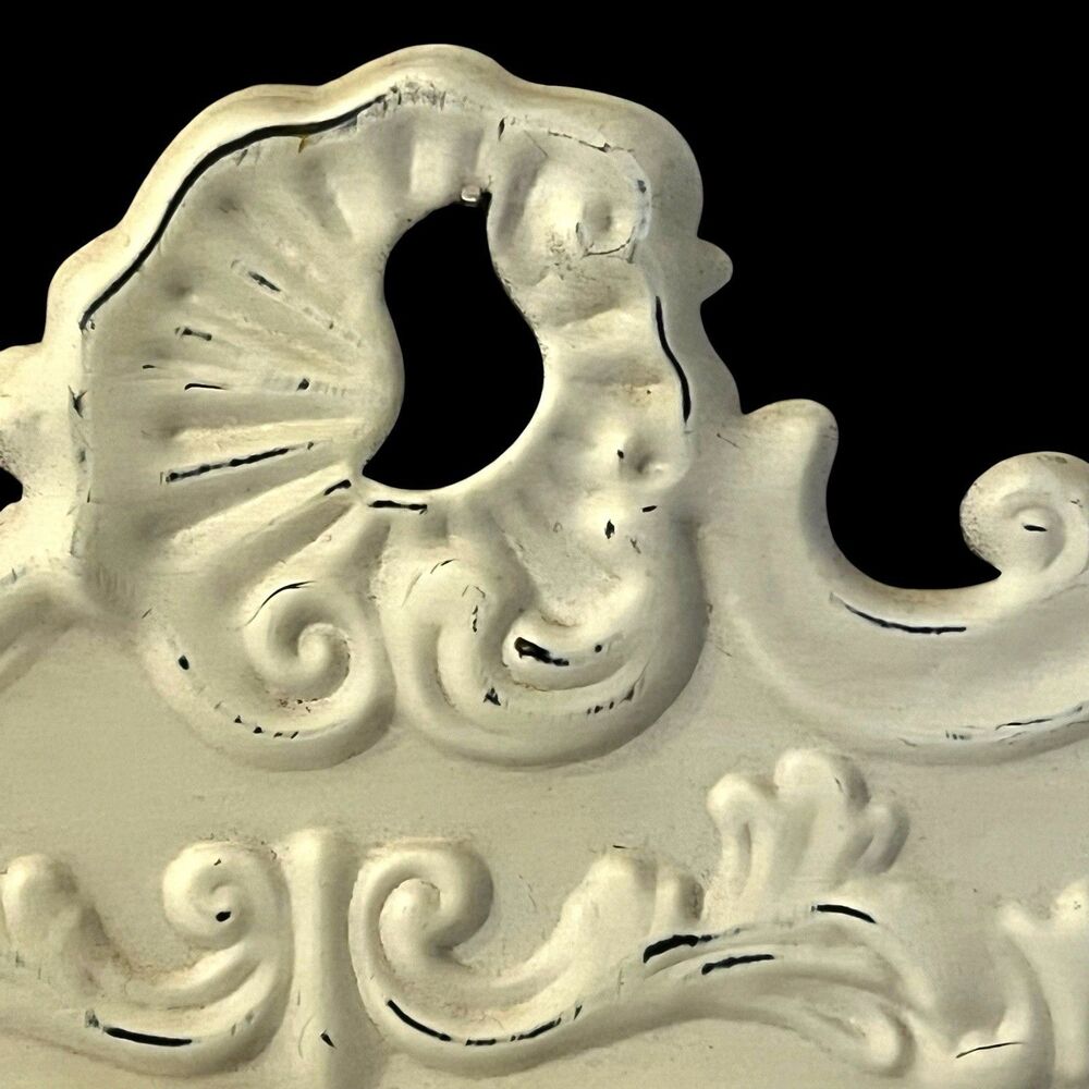 French Country Le Bain Ornate Bathroom Wall Sign Shabby Chic 17” x 12” - Picture 2 of 6
